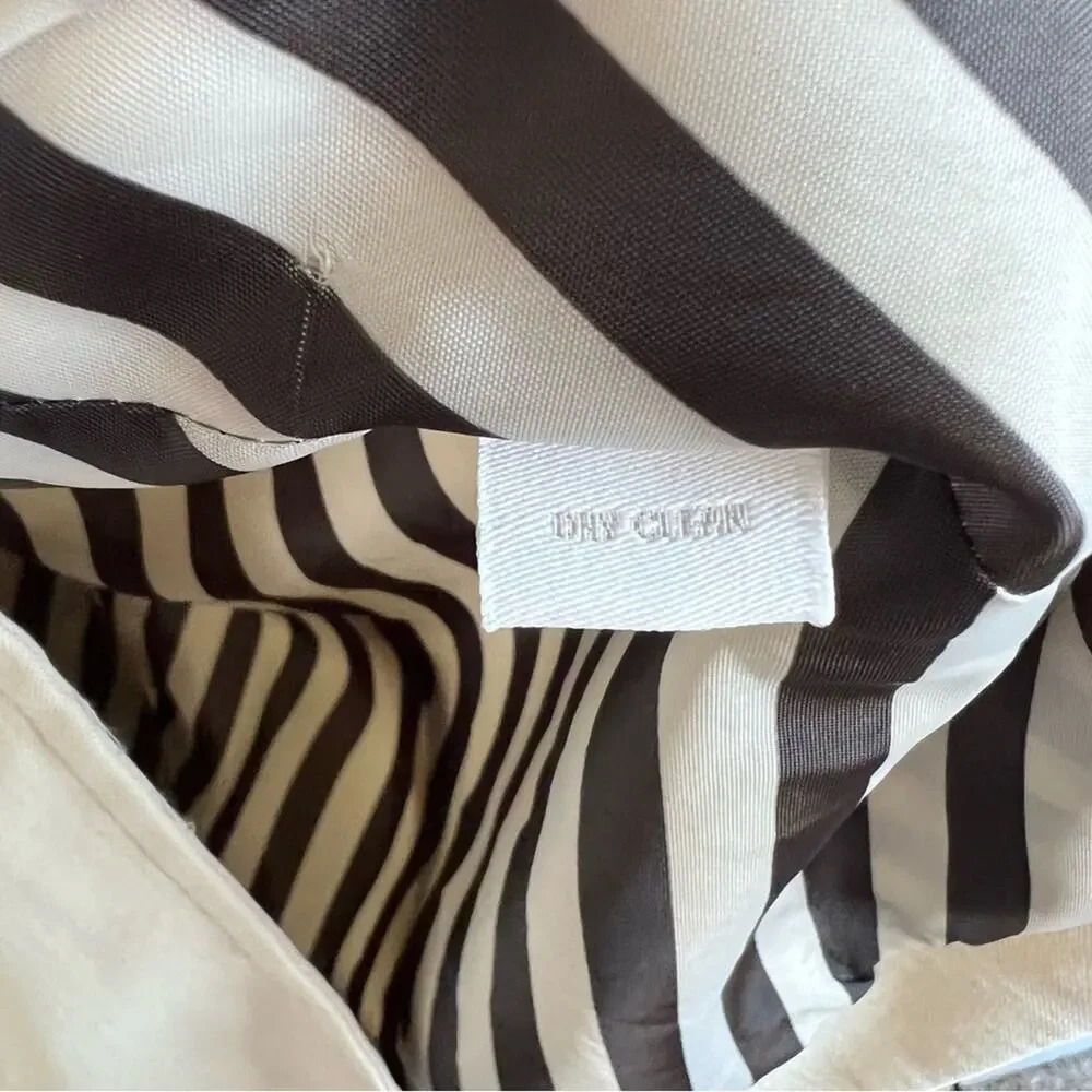 Charter Club Women's Cream Black Striped Cotton Blend Empire Waist Jacket - Picture 6 of 12